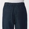 MUJI Men's Wide-leg Kapok-Blend Denim Pants (AE0ZHA5S) in Dark Navy (Men's Size S)