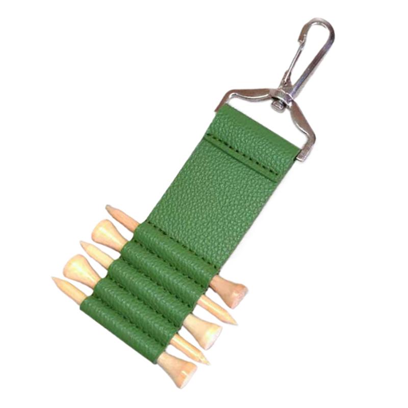 

Colorful Golf Hang Gloves Magic Tape Double Sided Golf Tee Holder Clip Outdoor Portable Hanging Golf Tees Golf Accessories зелёный
