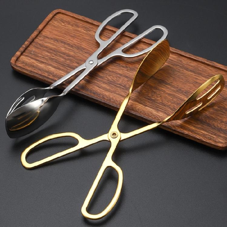 Ergonomic Serving Tongs Stainless Steel Food Tongs for Buffet Party Catering