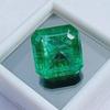 Emerald Green Asscher Cut Natural Certified Colombian Loose Gemstone