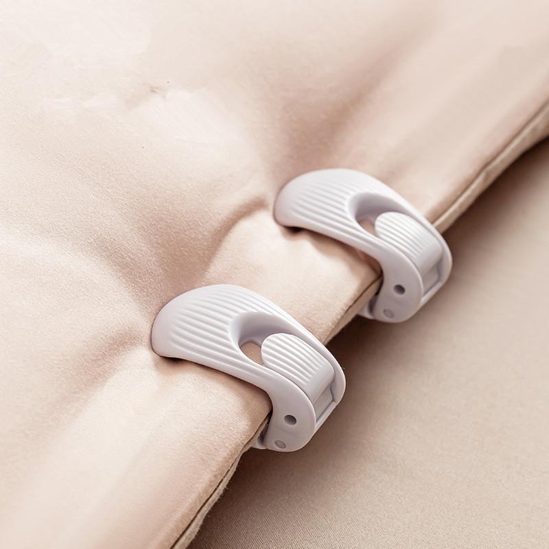 M-6Pcs Anti-Slip Duvet Cover Clips Quilt Sheet Holder Comforter Fasteners Grippers No Pins Needed Quilt Fixer