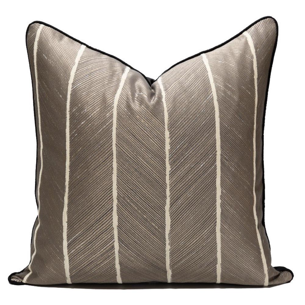 Custom Geometric Stripe Cushion Cover for Sofa and Bedroom Décor