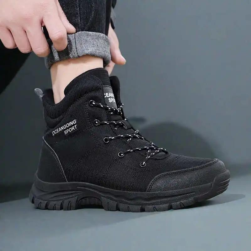 Fashion Thick Heel 41 High Man Boots Sports Shoes Men's High Black Shoes Sneakers Twnis Sneachers Donna Tenismasculine Tenids