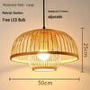 Bamboo Weave Pendant Light for Tea Room, Restaurant, or Bar – Simple Japanese Style