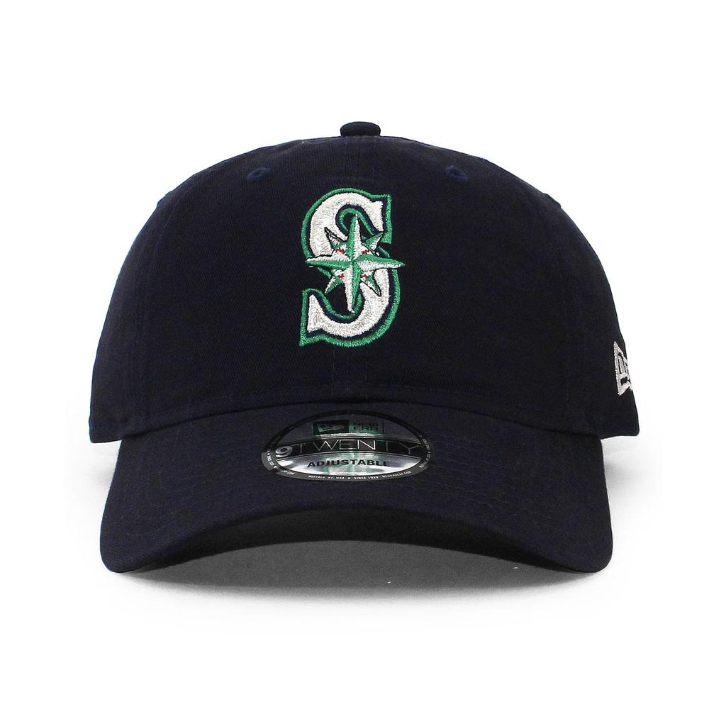 [New Era] 9TWENTY Strapback Cap Seattle Mariners MLB CORE CLASSIC STRAPBACK CAP NAVY SEATTLE MARINERS University 920 Hat [Used]