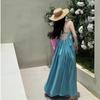Holiday Style Backless Neck Dress Women's Summer New French Design Sense Niche Meat Cover Fashion Age-reducing Dress