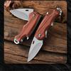 Stainless Steel Knife Mini Knife Folding High-strength Sharp Tactical Knife with Carabiner Housekeeper Portable Protective Knife