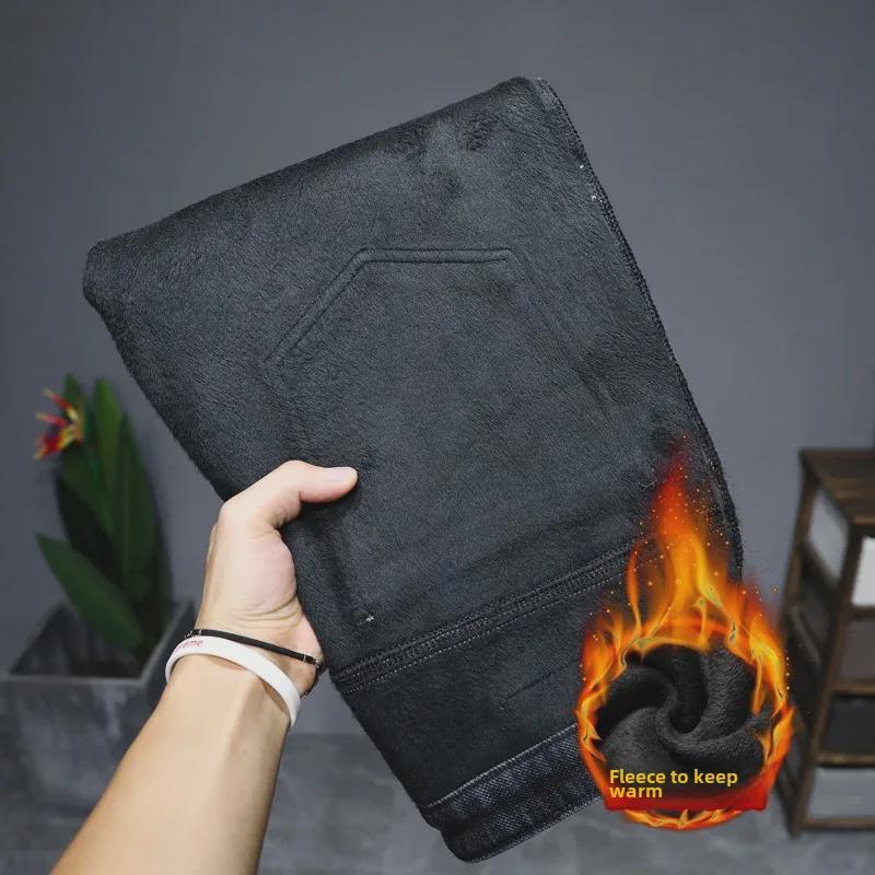 2022 Men's Trendy High-End Winter Mink Velvet Jeans