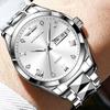 New TOP Brand Luxury Men's Watch With Box Waterproof Double Calendar Luminous Men's Quartz Watches