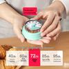 Retro Japanese Magnetic Kitchen Timer with Visual Countdown