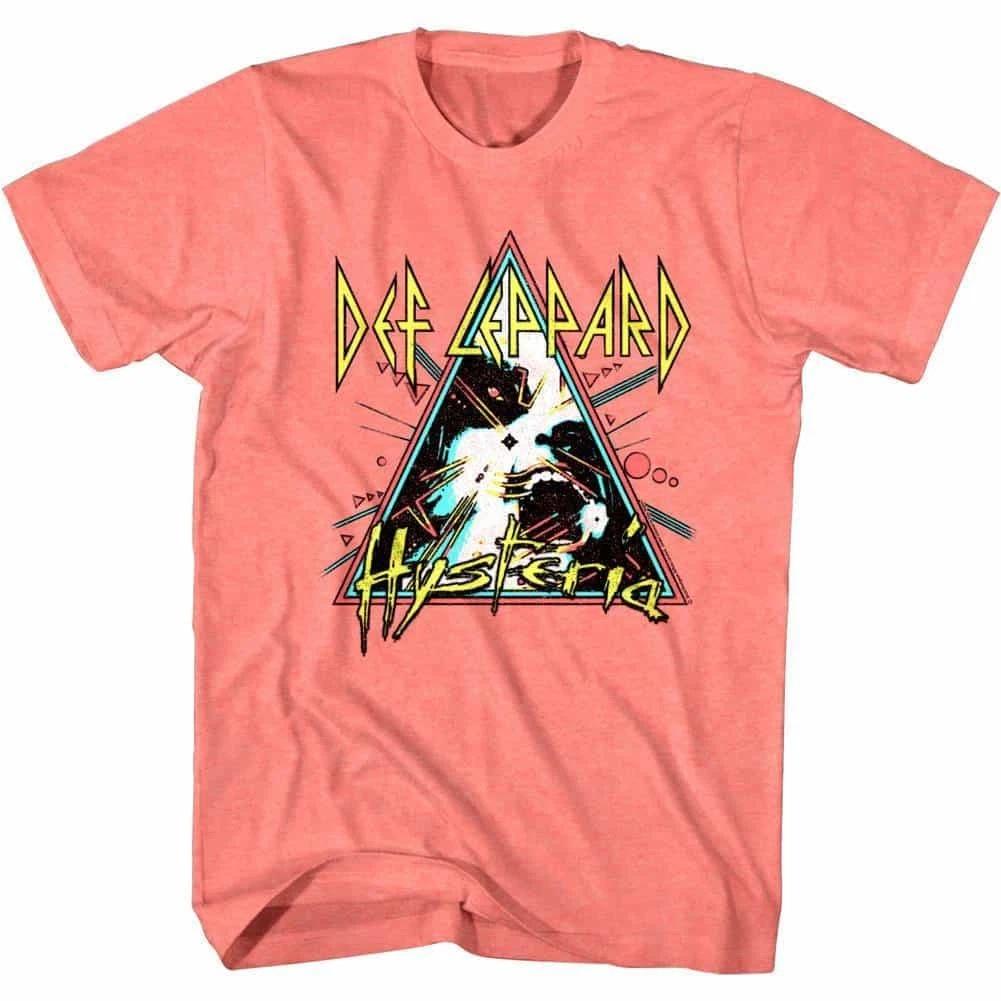 Def Leppard Hysteria Men s Pink T Shirt 2XL
