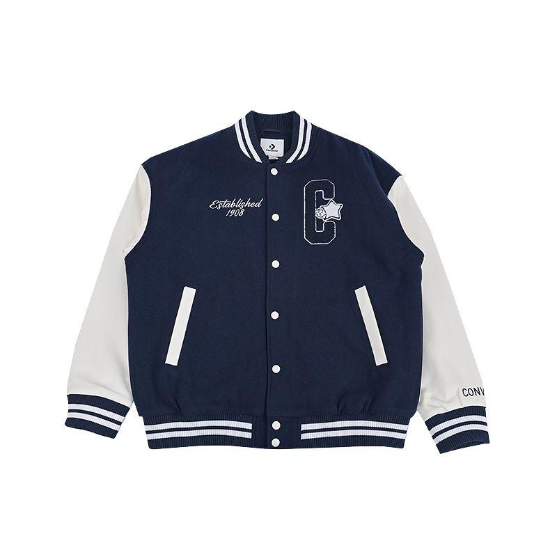 New Converse Puffer Jackets Unisex Marine Blue UCJ102-695