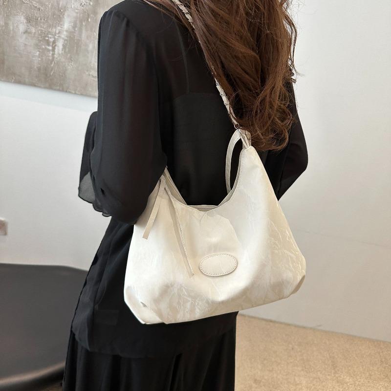 New summer fashion shoulder bag messenger bag simple casual soft surface large capacity commuter bag women's versatile