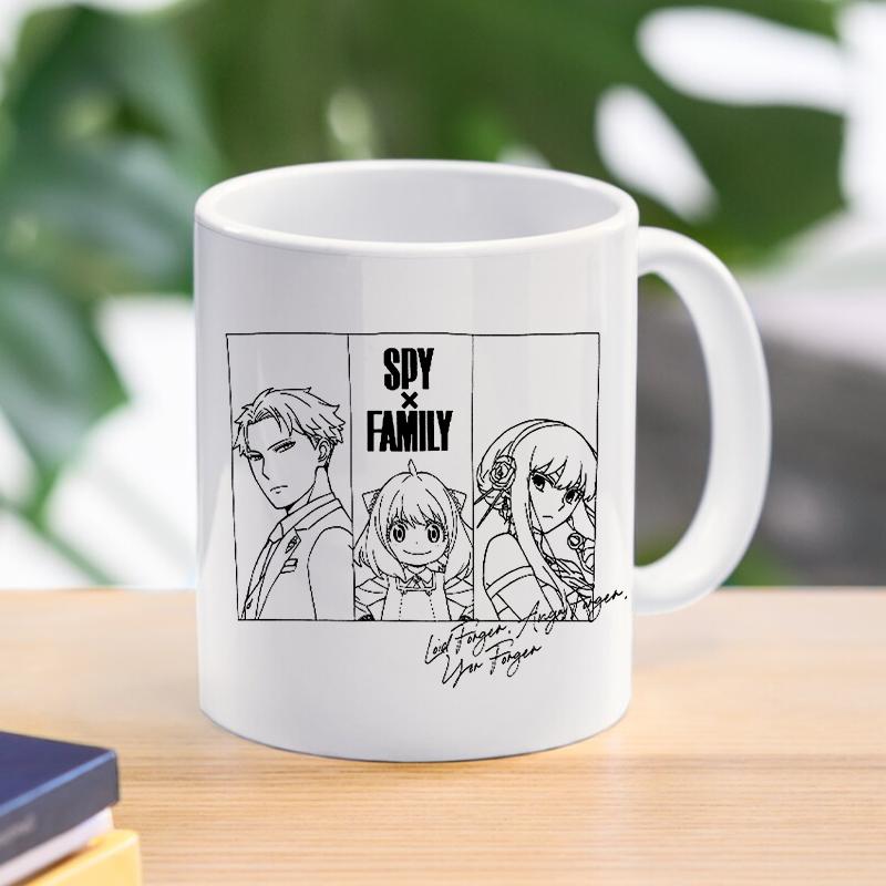 Spy X Family Anya kubek do kawy kubek Loid Yor fałszerz kubki ceramiczne dla dzieci chłopcy herbata kawa z mlekiem naczynia do picia prezent dla przyjaciela