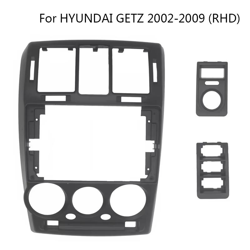 

Комплект рамок для автомобильного радиоприемника 9 дюймов для HYUNDAI GETZ 2002-2009(Правое колесо) Автомагнитола Центральная консоль Панель приборов Крепление для панели приборов Отделка панели 9“