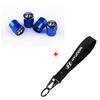 Aluminum Metal Car Tire Valve Cover Car Badge Nylon Keychain Accessorie For Hyundai Accent Azera Elantra I20 I30 Kona Solaris TT31