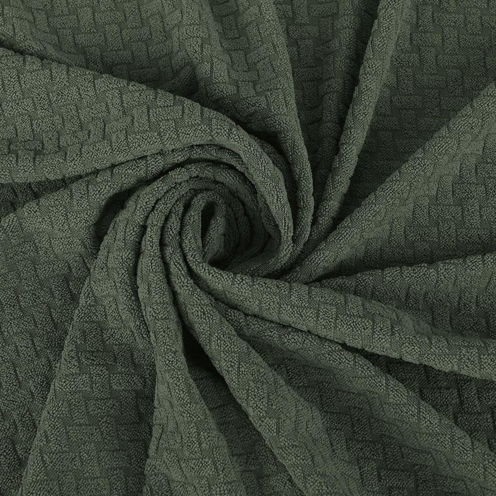 Solid Color Knitted Knot Jacquard Thickened Stretch Sofa Cover Fabric All-inclusive Sofa Cushion Cover