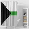 Gaslight Gatekeep Girlboss Demiromantic Pride Flag Demisexual Shower Curtain Set With Grommets And Hooks For Bathroom Decor