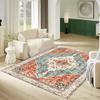 Klassisk Europeisk Tryckt Matta för Vardagsrum Heminredning Sovrum Kök Halkfria Mattor Områdesgolvmatta Tvättbara Mattor