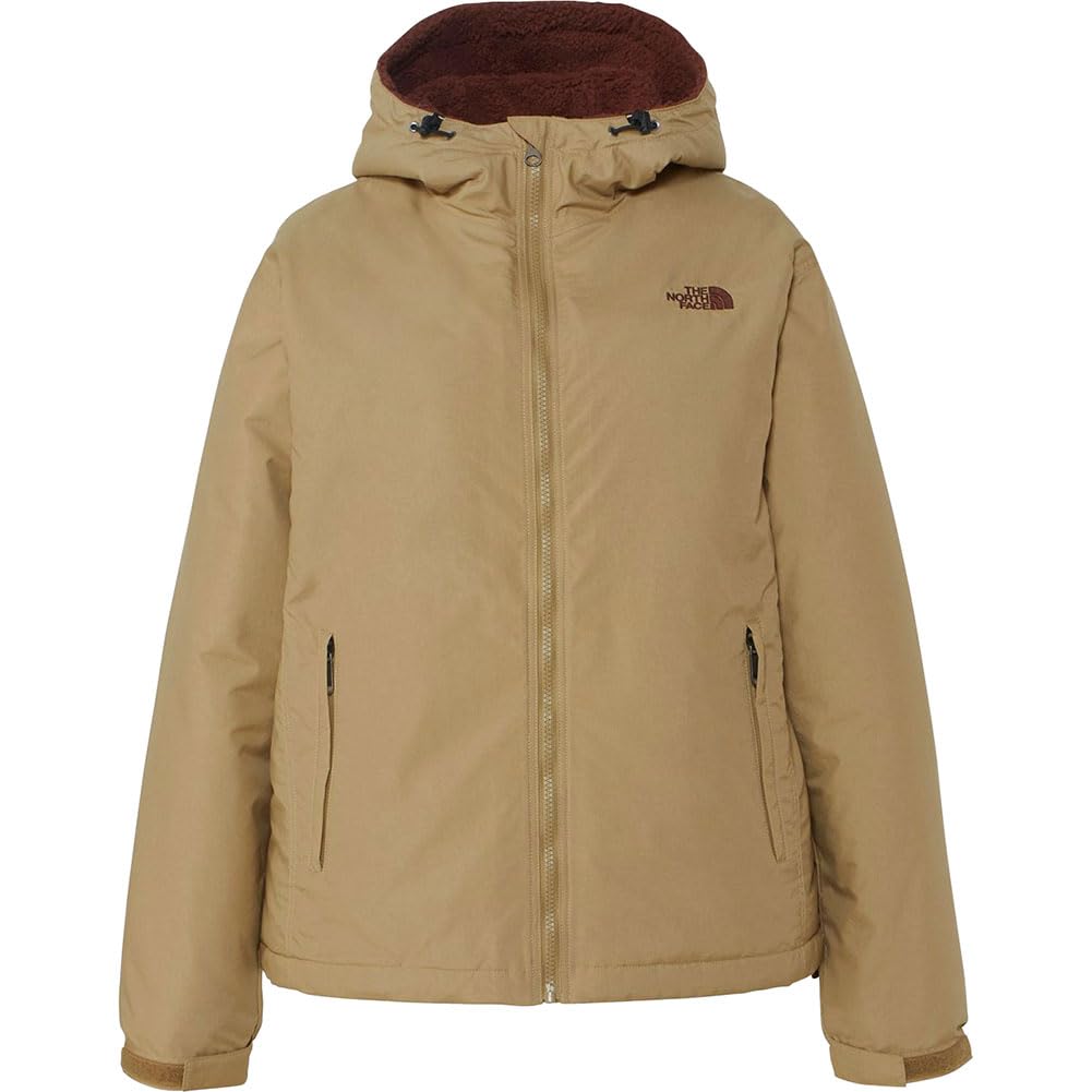 The North Face Compact Nomad Kelp Size M Women's Jacket, Windproof, Water-Repellent, Lightweight, Tan/Cappuccino,