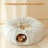 Pet Resting Hideaway Bed House Condo Plush for Small Large Pet Warm Bed Nest for Dogs Cats Cave Plush