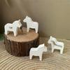 Four Pose Dalahorse Silicone Mould For Home Plasters Figurines And Creative Decoration Projects