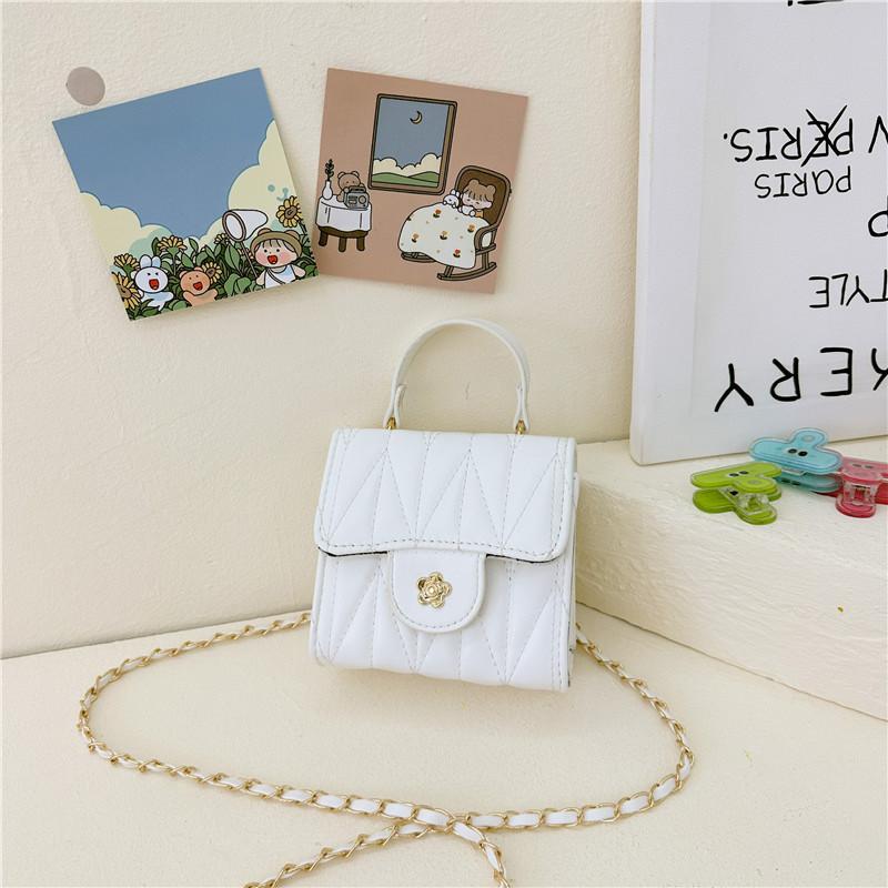 Stylish Toddler Girls Mini Shoulder Bag In Vibrant Colors With Chain Strap