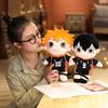 1ks 20/30cm Kawaii Haikyuu Plyšové hračky Krásné anime Hinata Syouyou Kageyama Tobio Vycpané měkké panenky Klíčenka Boys Dětský Vánoční dárek