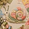 Unique Handmade Home Decorations Garden Animal Patchwork DIY Kit, Floral Fabric Sewing Cute Kit Butterfly Bird Crafting for Adults, Farmhouse
