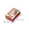Cake Boxes Window Biscuit Paper Cups Lovely Pattern Container Christmas for Gifts