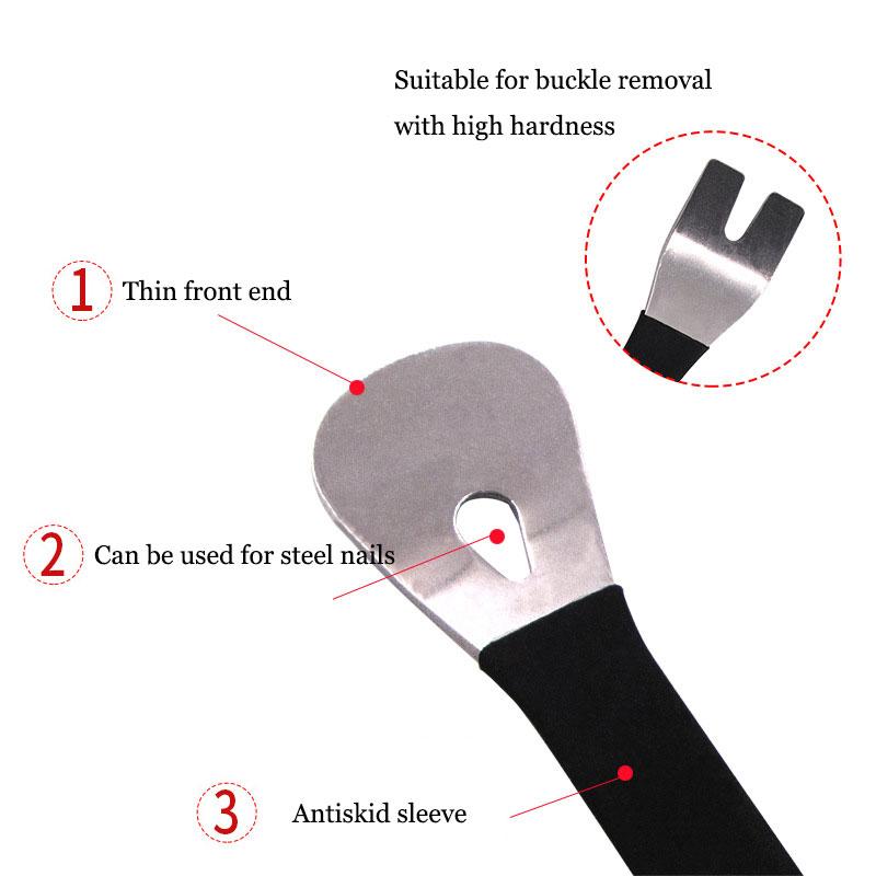 Metal Auto Dismantle Tools Kit Car Radio Door Clip Panel Trim Dash Audio Removal Installer Pry Refit Set Hand-held Disassembly