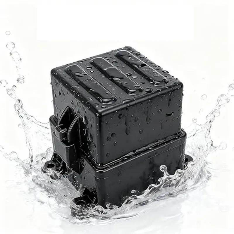 12V 3 Way Waterproof Fuse Relay Box Blade Fuse Slots 4-Pin 5-Pin 40Amp Relay Fuse Relay Block For Cars Truck Marine Boat