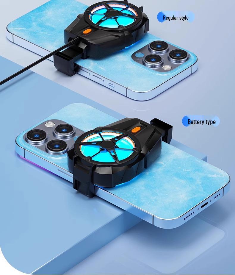 E-Sports Handykühler mit leisem Lüfter und Halbleiterkühlung für Gaming und Live-Streaming