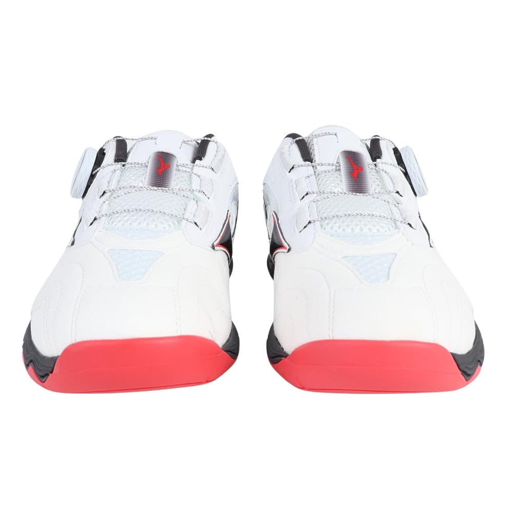 MIZUNO Table Tennis Shoes WAVE MEDAL SP5 81GA2412 White/Black/Red 28.5 cm 2E