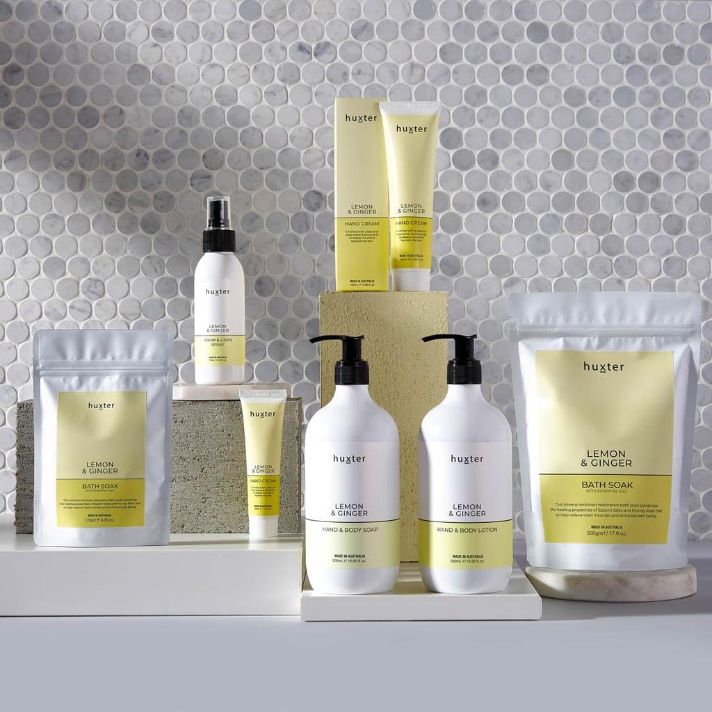 Huxter Bath Soak Lemon Ginger 120g &