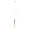 Portable Retractable Ice Fishing Rod 75cm Length Hard Rod Telescopic Fishing Rod Winter Fishing Rod Winter