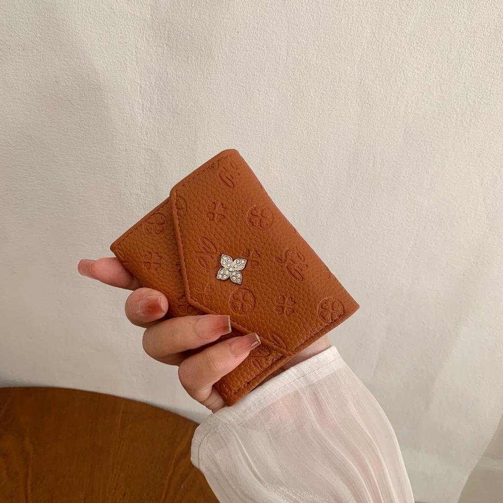 Nuovo portafoglio da donna 2025 portafoglio corto di alta gamma da donna borsa porta carte da studente da donna portafoglio da donna ins porta monete porta carte
