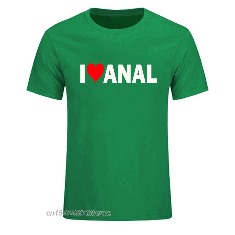 Streetwear Tempo Libero Harajuku Maglietta Top Alfabeto Interesse I Love Anal Maglietta Unisex Fresca Maglietta Battito Cardiaco Maglietta Oversize