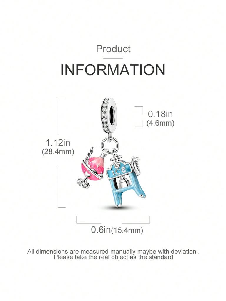 Pinkbow Microphone Beads Charm Copper Plated Fit Charms Copperoriginal Bracelet For Jewelry Making Diy Charm