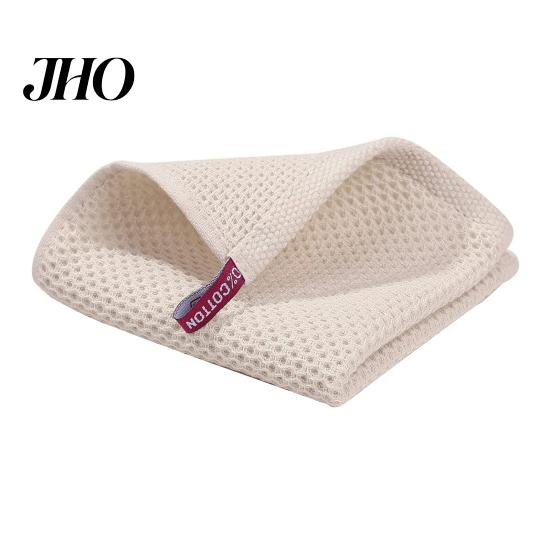 Kitchen Accessories Cotton Waffle Weave Dish Cloth Solid Color Ultra Hand Towel Soft Absorbent Quick Drying Cleaning Rag