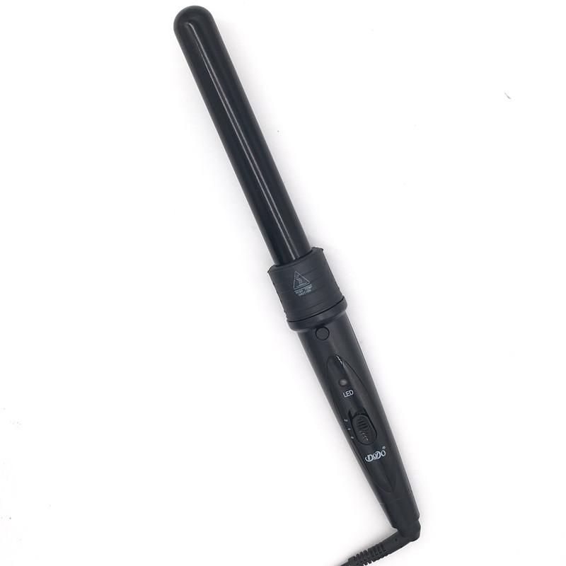 New 3 Part Hair Curling Iron Machine 3P Ceramic Hair Curler Set 3 Sizes 9mm-19mm-25mm Curling Wand Rollers With Glove Clips