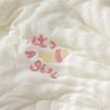 Class A Cotton Double-Layer Quilted Blanket for All Seasons - Lightweight Baby Quilt for Summer, Cozy for Spring/Autumn, Warm Winter Comforter