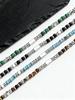 Trendy Men's Natural Stone Beaded Necklace,Classic Unique Stainless Steel Metal Bead Choker,Bohemian Jewelry Gift for Son Dad