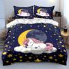 Unicorn Bedding Set For Kids Multiple Sizes Kid'S And Adults' Bedroom Exquisite 3Pc Bedding Set, Gift