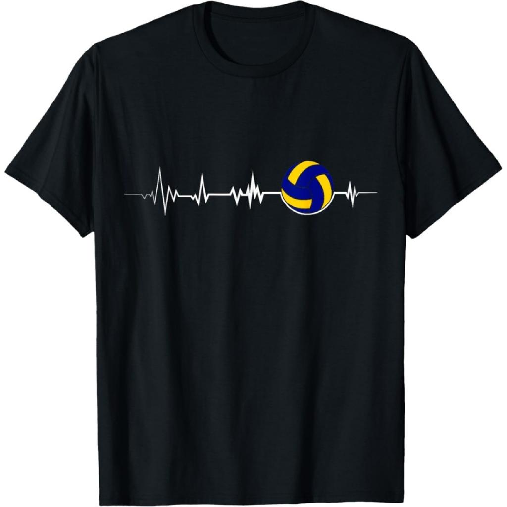 Volleyball Heartbeat Sports Lover T-Shirt(1)