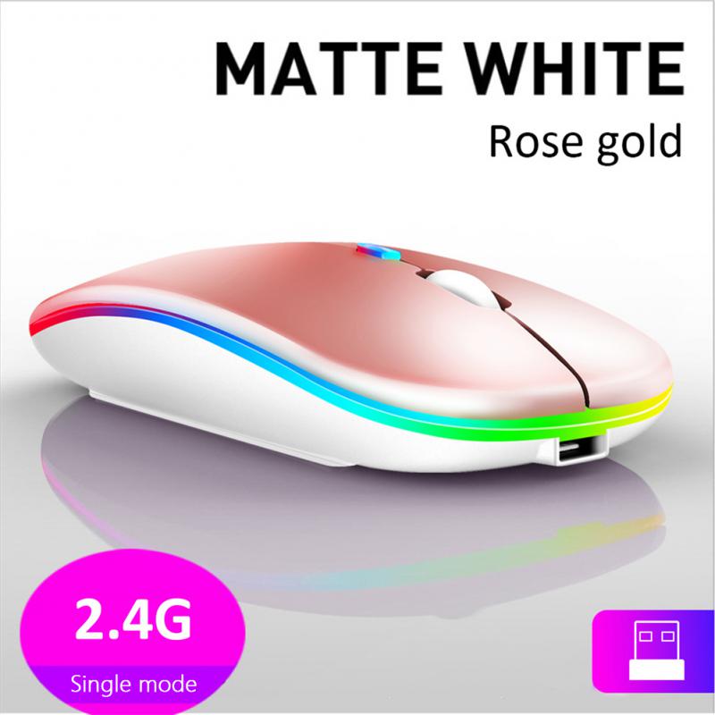 Pc Gamer Wireless Bluetooth Silent Mouse For MacBook Tablet Computer Laptop PC Mice Slim Quiet 2.4G Wireless Mouse Portable