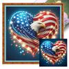 Independence Day Printed Cross Stitch Kit 11CT Embroidery Craft Set Home Decor