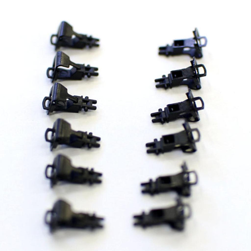 12 Pieces Train Coupler Accessories 1/160 Scale Professional Portable Model Railway Parts