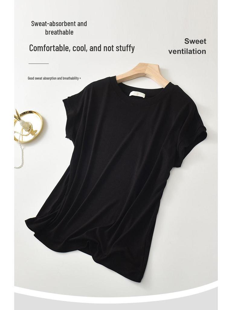 New Korean-Style Chic Batwing Sleeve Top