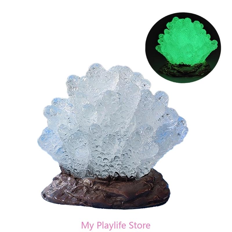 Aquariums Glowing Resin Coral Decoration Fish Tank Aquatic Underwater Ornament Landscaping Safety Decor for Fish Shirmps